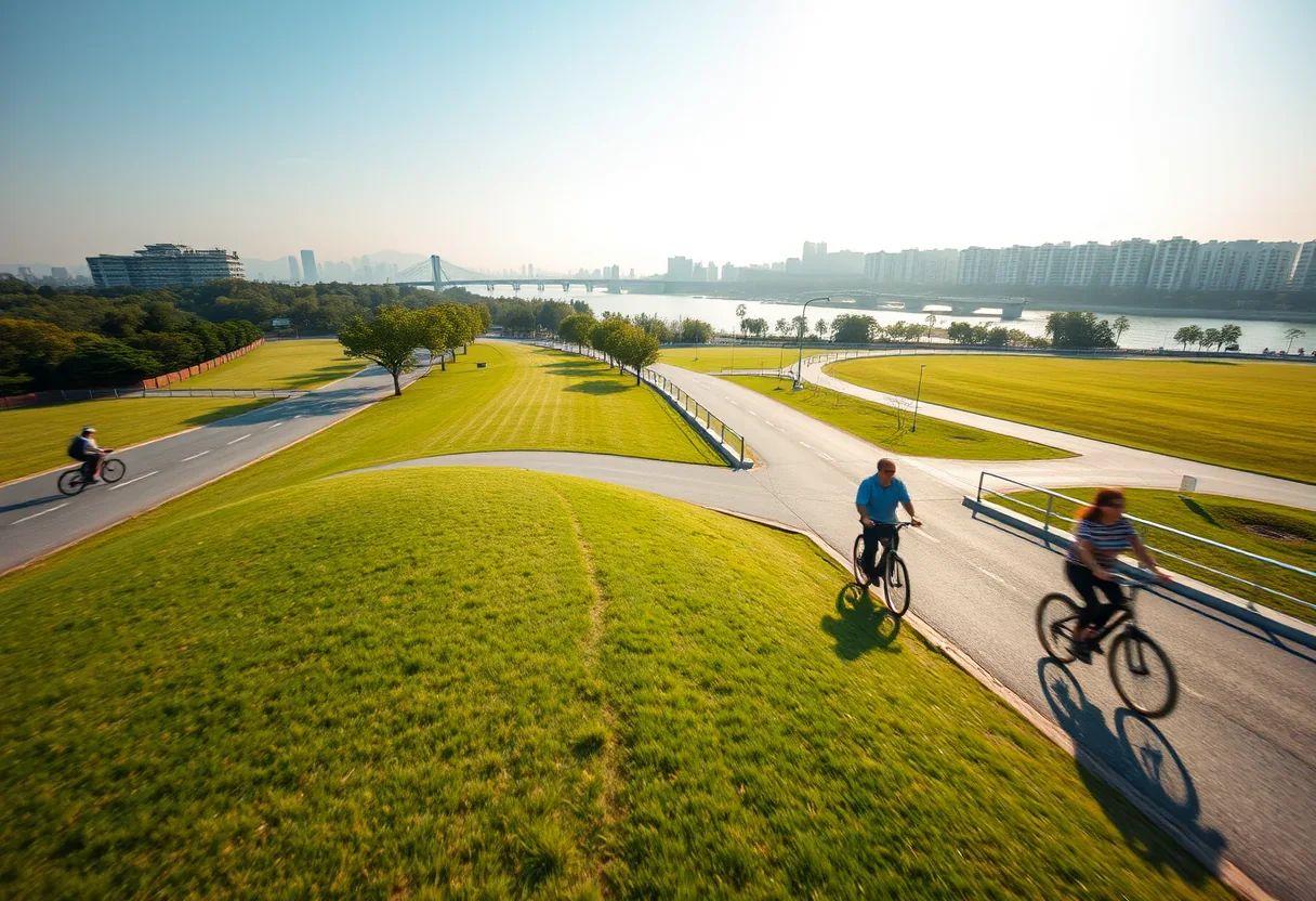 Banpo Hangang Park — Early morning
