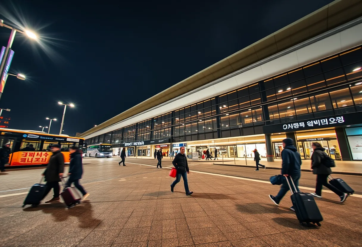 Incheon Airport — Night