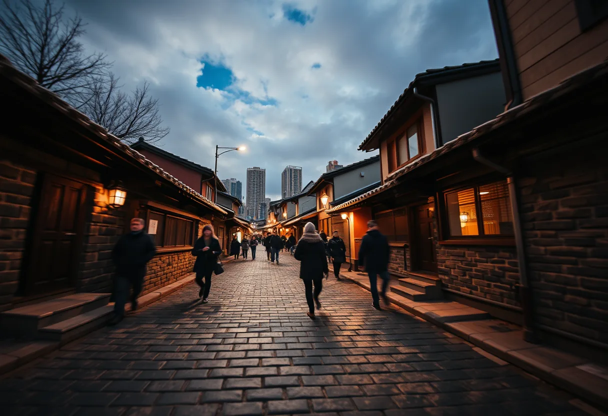 Namsan Trail, Seoul — Night